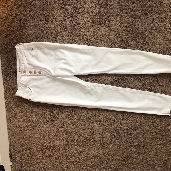 Old Navy White high-rise rockstar jeans - Picture 3 of 7
